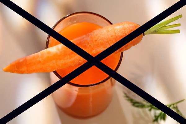 Вред морковного сока