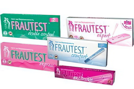 Виды тестов на беременность Фраутест