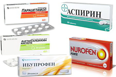 Парацетамол, Аспирин, Ацетилсалициловая кислота, Нурофен, Ибупрофен