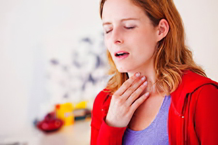 Боль в горле при глотании