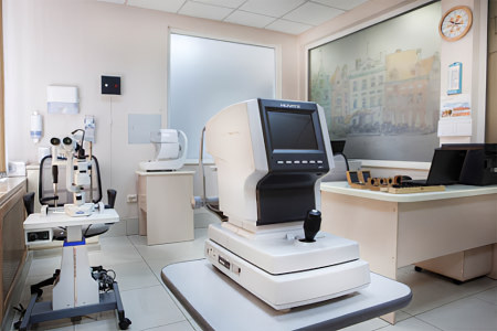 Оснащение кабинета офтальмолога