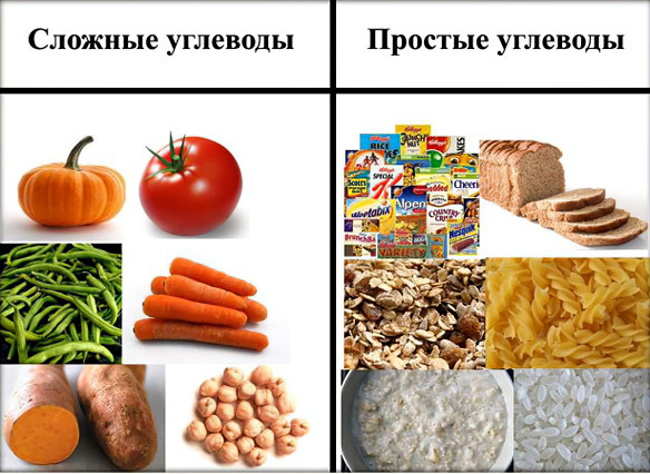 Простые и сложные углеводы