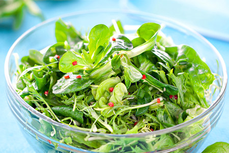 Зелёный витаминный салат