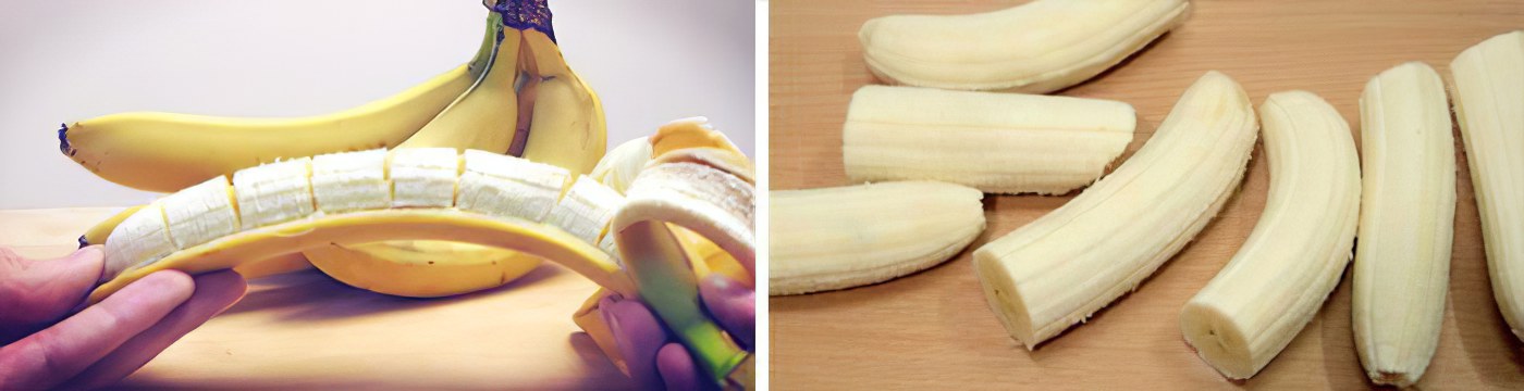 Сколько калорий в 1 банане без кожуры