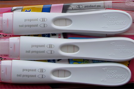 Результаты теста на беременность