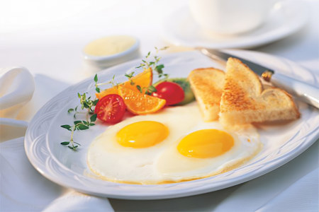 Яйца на завтрак