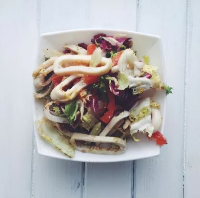 Салат с кальмарами Салат с кальмарами