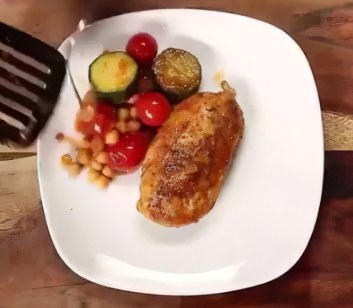 Курица с цукини и нутом Курица с цукини и нутом
