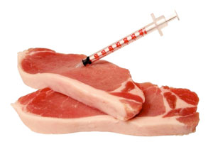 Мясо с антибиотиками